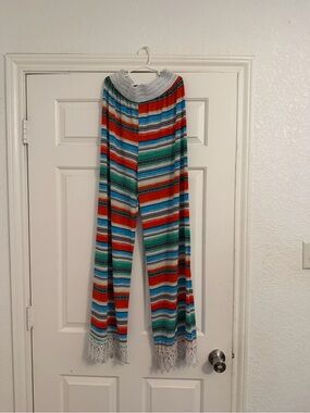 L&B Multicolor Striped Boho pants